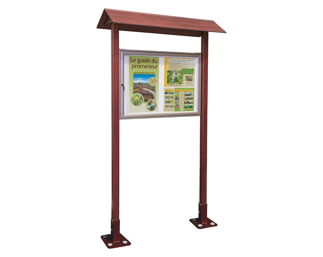 Vitrine Aluminium et Bois